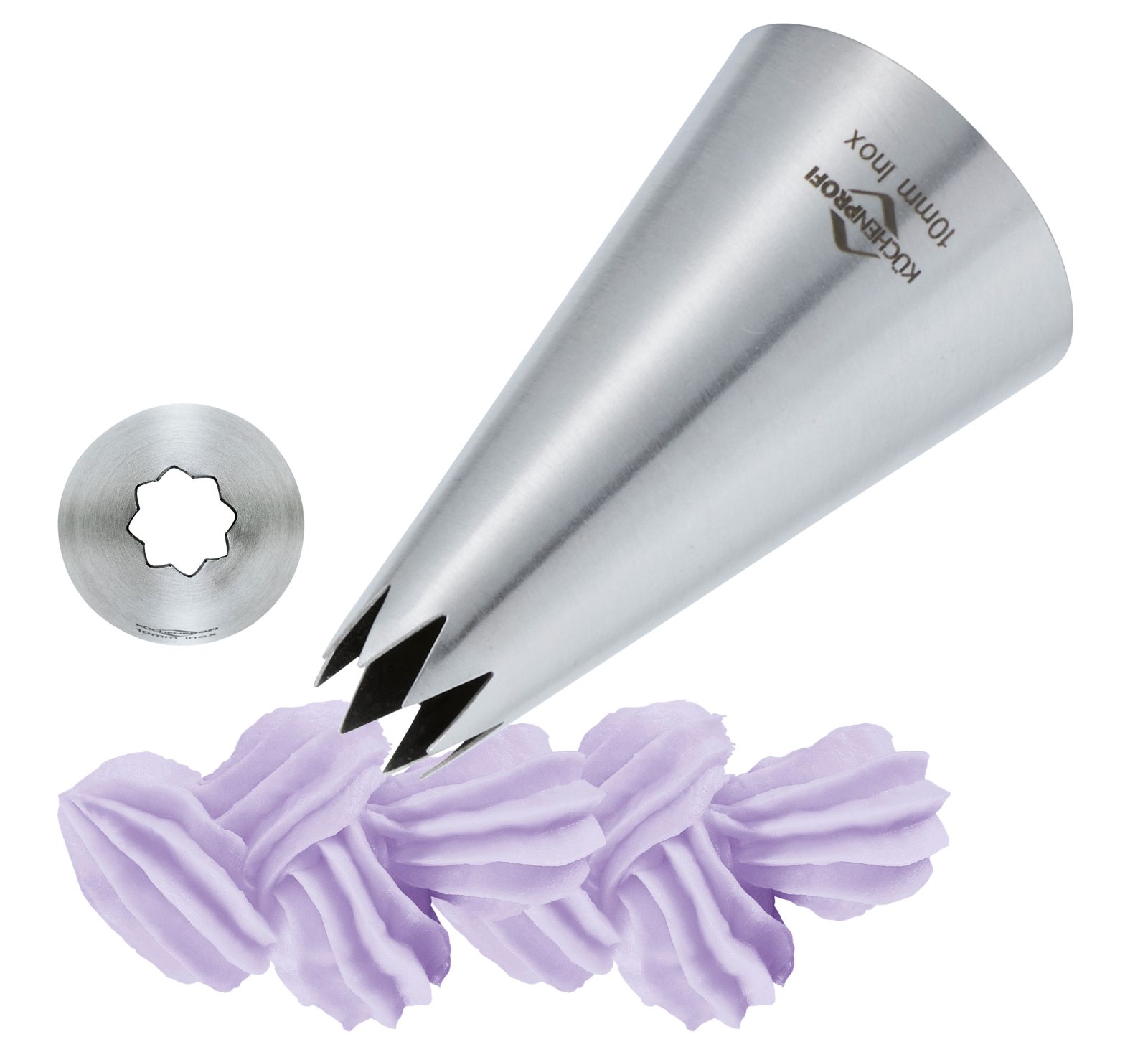 0805482810_BAKE PROFI hvězdicová špička Ø 10 mm nerez Kuchenprofi (5)